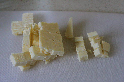 fresh butter cubed