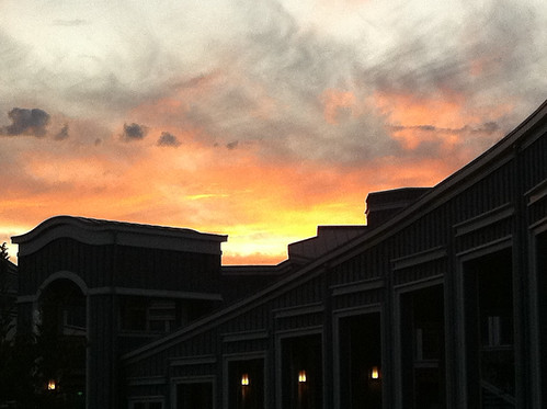 267/365 - Sunset over City Hall, Pleasant Hill by Diane Meade-Tibbetts