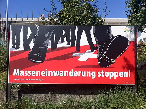 Schweizerische Volkspartein kampanjajuliste