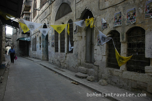 Steet of the old city in Nablus