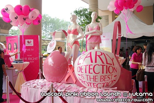 Wacoal Pink Ribbon Launch @1 Utama