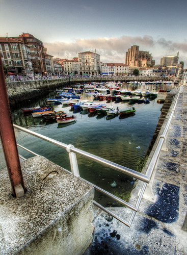 Harbour. Castro-Urdiales, Cantabria. Puerto