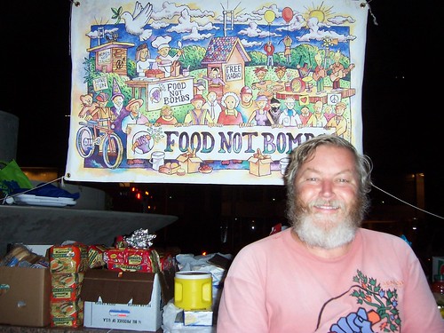 Keith McHenry, one of the founders of Food Not Bombs 