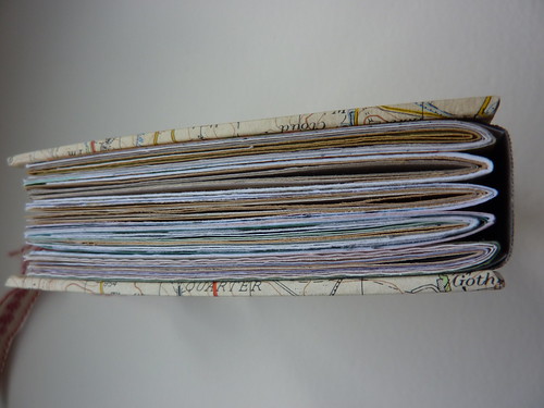 Chunky vintage map journals