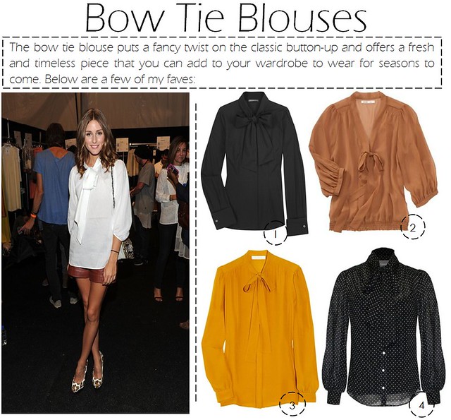 bow tie blouses