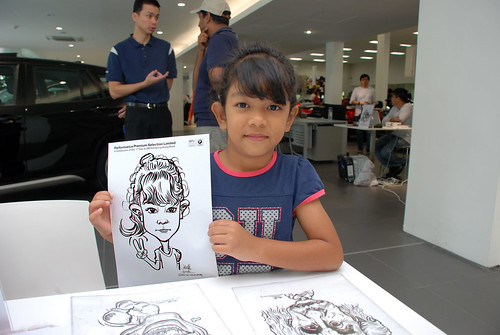 Caricature live sketching for Performance Premium Selection first year anniversary - day 3 - 3