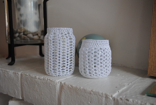 Crochet jar covers