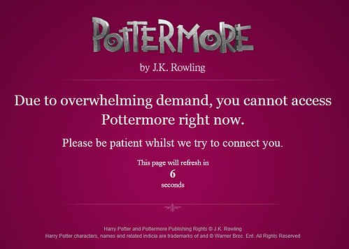 Pottermore wait