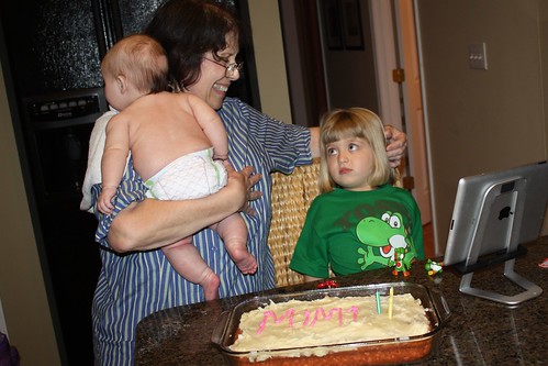 Mimi & her grandbabies on her birthday