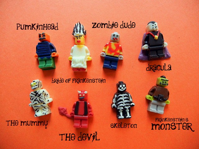 halloween lego minifig candies