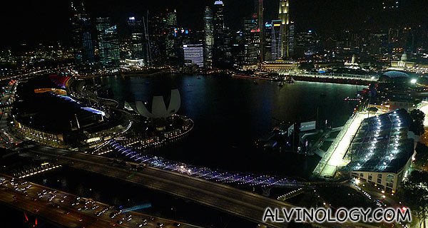 Singapore skyline changes rapidly - it looks different every time I ride the Singapore Flyer