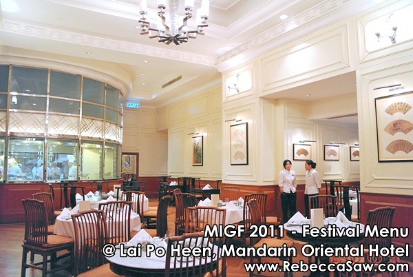 MIGF 2011 - Lai Po Heen, Mandarin Oriental