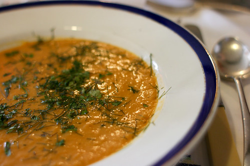 Tomato and butternut squash soup