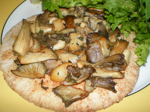 Wild Mushroom Pizza with Garlic and Fresh Thyme