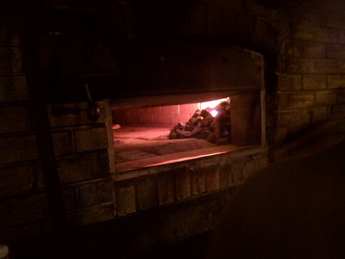 Grimaldi's, the pizza oven