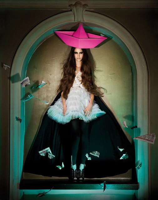 Boudoir dress in Gloria Glam magazine-photo Mladen Šarić