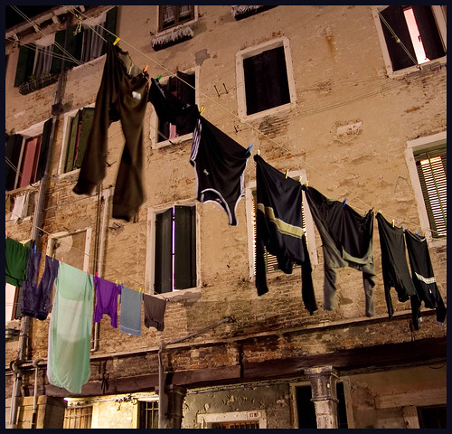 laundry in the night by hans van egdom