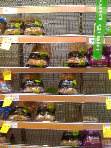 Nobody wants the green bread