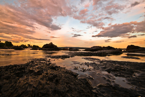 フリー写真素材|自然・風景|海岸|夕日・夕焼け・日没|ノルウェー|