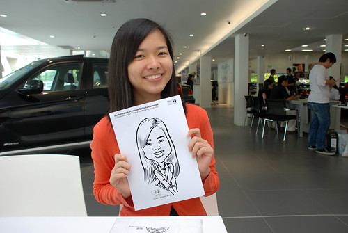 Caricature live sketching for Performance Premium Selection first year anniversary - day 3 - 6