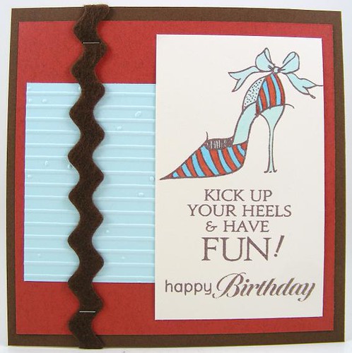 High Heels Birthday Card