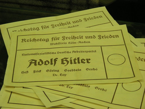 Voting was a lot easier under Adolf Hitl by tiexano, on Flickr