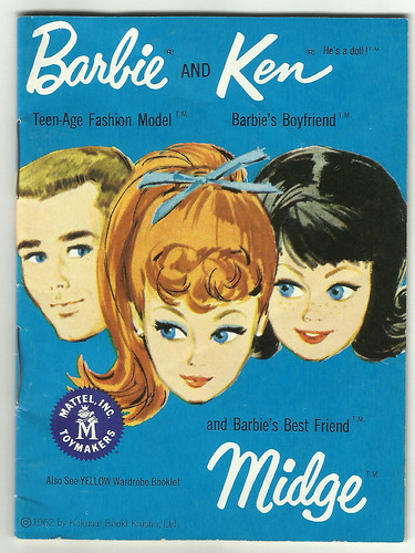 Barbi, Ken & Midge Clothes Catalogue Cover (1955)