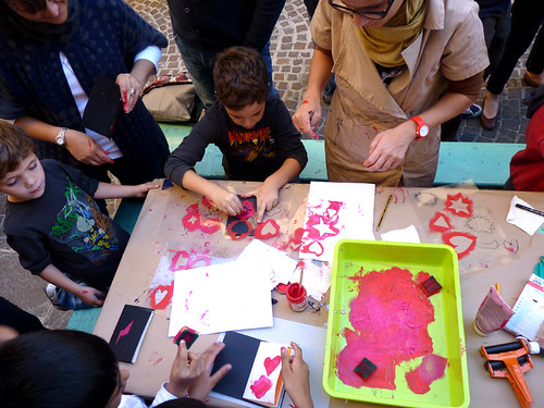 Printing Workshop with kids! by la casa a pois