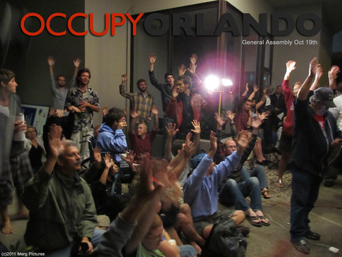 Occupy Orlando General Assembly, October 19th (Photo: OccupyOrlando, flickr)
