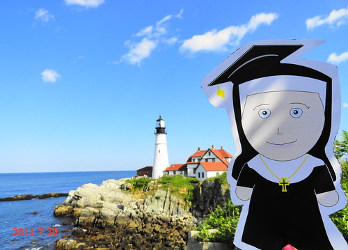 Sister Catherine goes to Maine