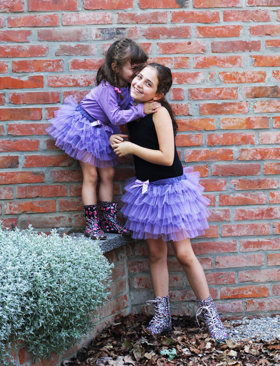 lilac skirts tulle