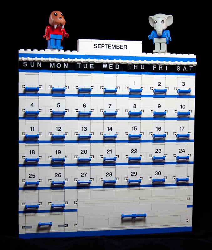 MOC LEGO Calendar Upgrade Special LEGO Themes Eurobricks Forums