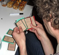 Eine Kartenhand bei Pompfkin