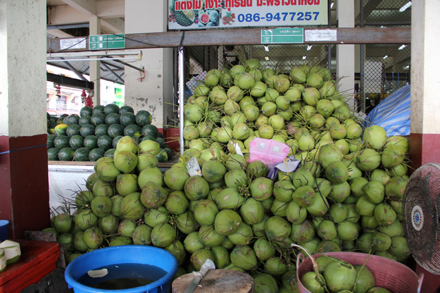 Pile of Coconuts in Krabi