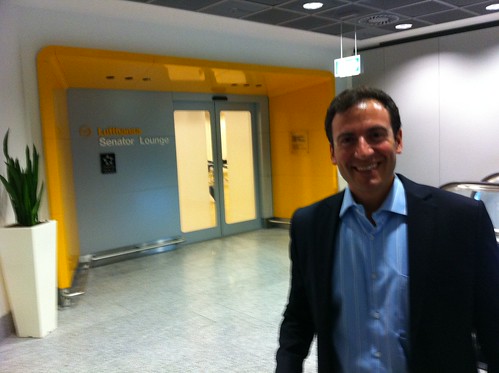 Yanik Cantieni at Frankfurt airport
