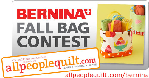 Bernina Fall Bag Contest at allpeoplequilt.com