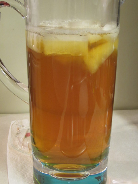 iced mint green tea