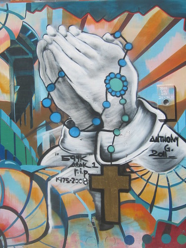 Praying Hands Mural