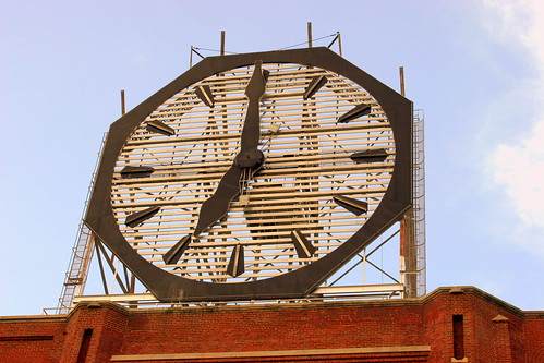 Colgate Clock in the day- Clarksville, IN