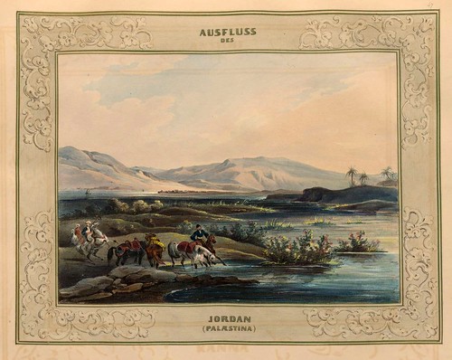 015-Desembocadura del Jordan-Palestina-Malerische Ansichten aus dem Orient-1839-1840- Heinrich von Mayr-© Bayerische Staatsbibliothek 