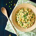 Stove Top Macaroni & Cheese with Peas and Chicken