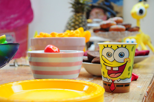 Milo's 4th arty Spongebob party