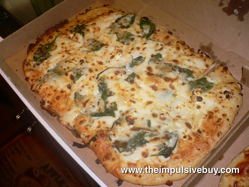 Review Domino S Artisan Pizza Spinach Feta And Italian Sausage