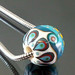 Charm bead : Turquoise ball
