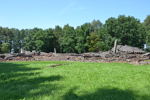 Crematorio destruido en Birkenau