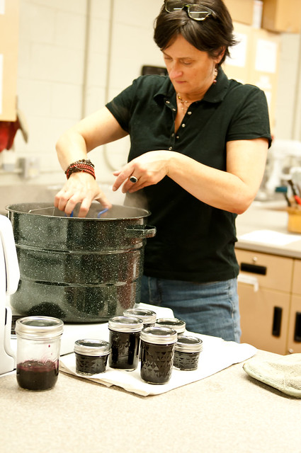 Teri working the jar wrangler