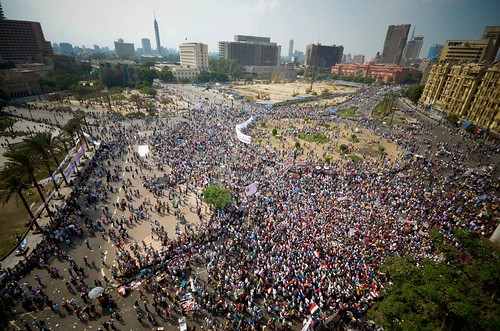 Panoramic pic for tahrir Sq. 9-9-2011 صورة بانورامية لميدان التحرير الجمعة  by أحمد عبد الفتاح Ahmed Abd El-fatah