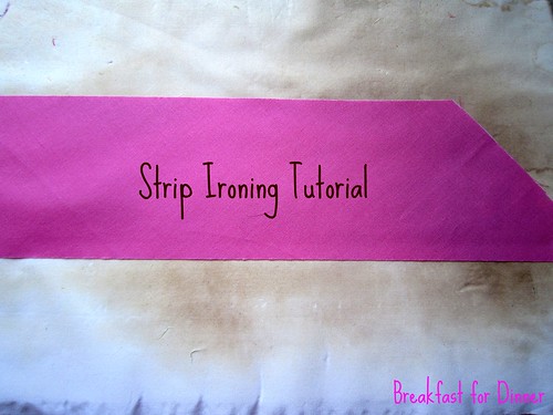 Strip Ironing Tutorial