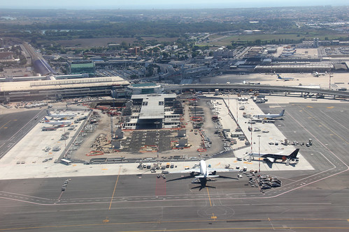 Rome-Fiumicino Airport view