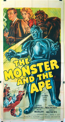 THE MONSTER AND THE APE 3 sheet